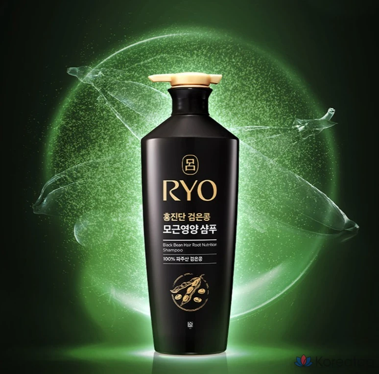 Питательный шампунь Ryo Hongjindan с экстрактом корня черной фасоли, 820 мл, 1 шт.