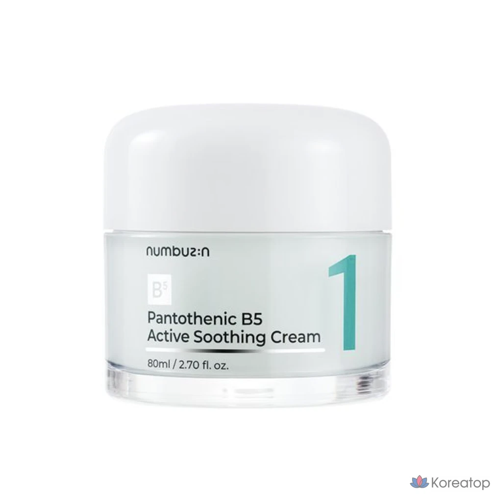 Успокаивающий крем Numbers In No. 1 с пантотеновой кислотой, двойной флакон, 160 мл, 1 шт.