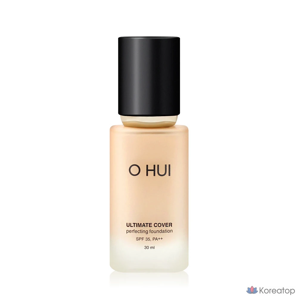 Тональная основа Ohui Ultimate Cover Perfecting Foundation, 30 мл, Y01 Milk Beige, фото 2