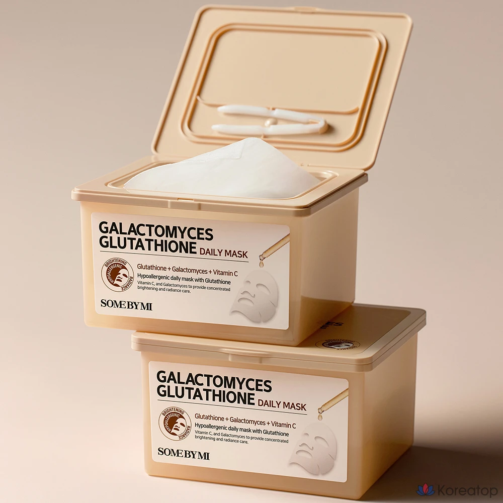 Маска для лица Some By Mi Galactomyces Glutathione Daily Mask, 1 шт., 30 штук