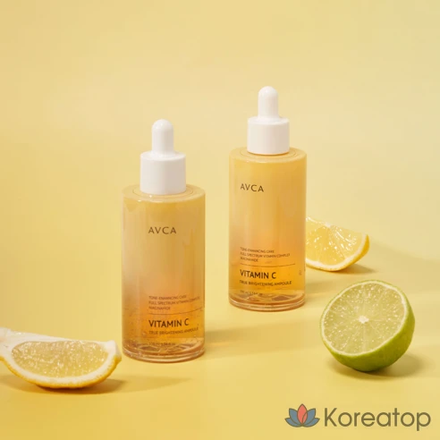 AVCA True Whitening Vitamin C Ampoule 100 мл — осветляющая ампула с витамином C для сияния кожи