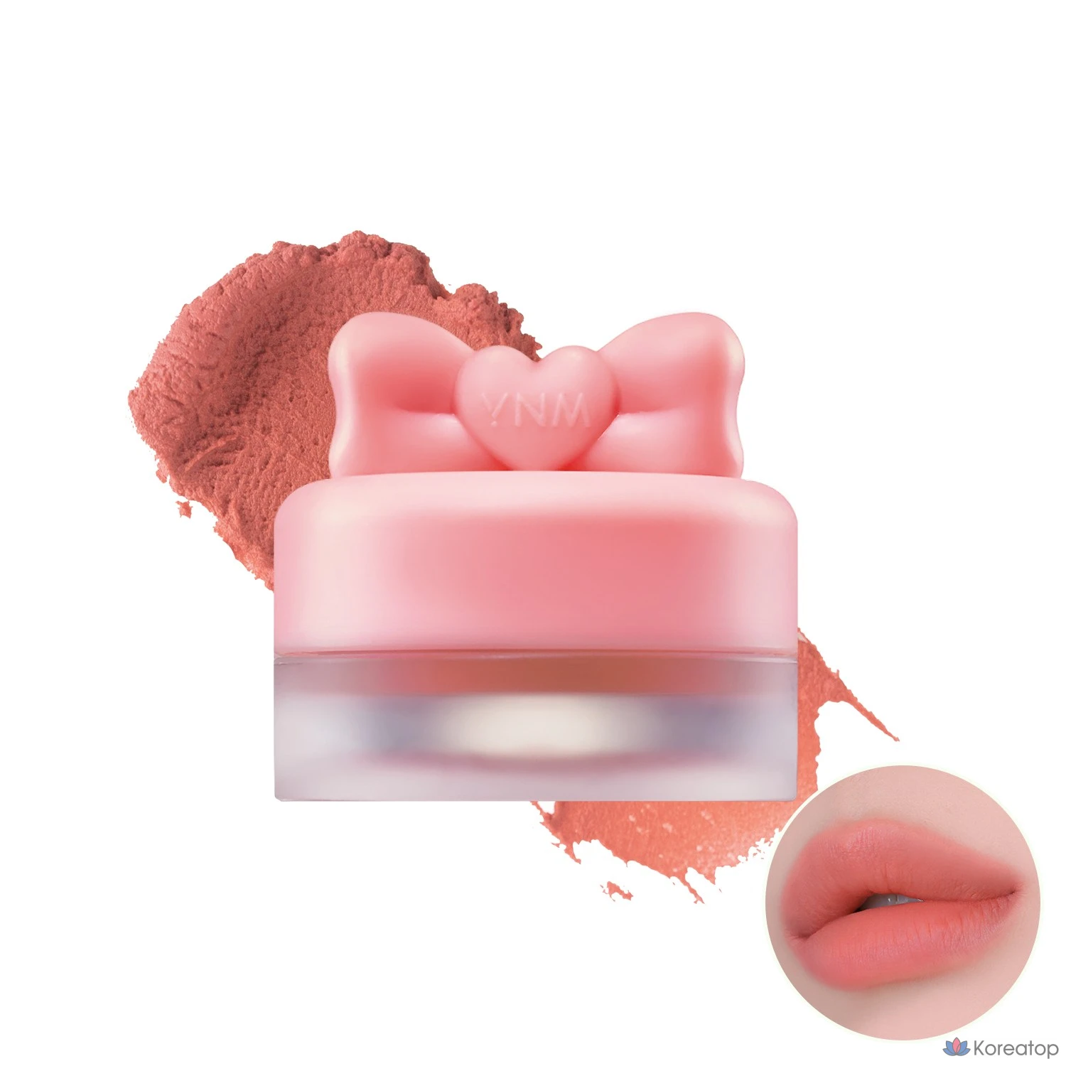 Сироп для губ и щек YNM и бальзам для губ в баночке, 1 шт., персиковый бальзам.