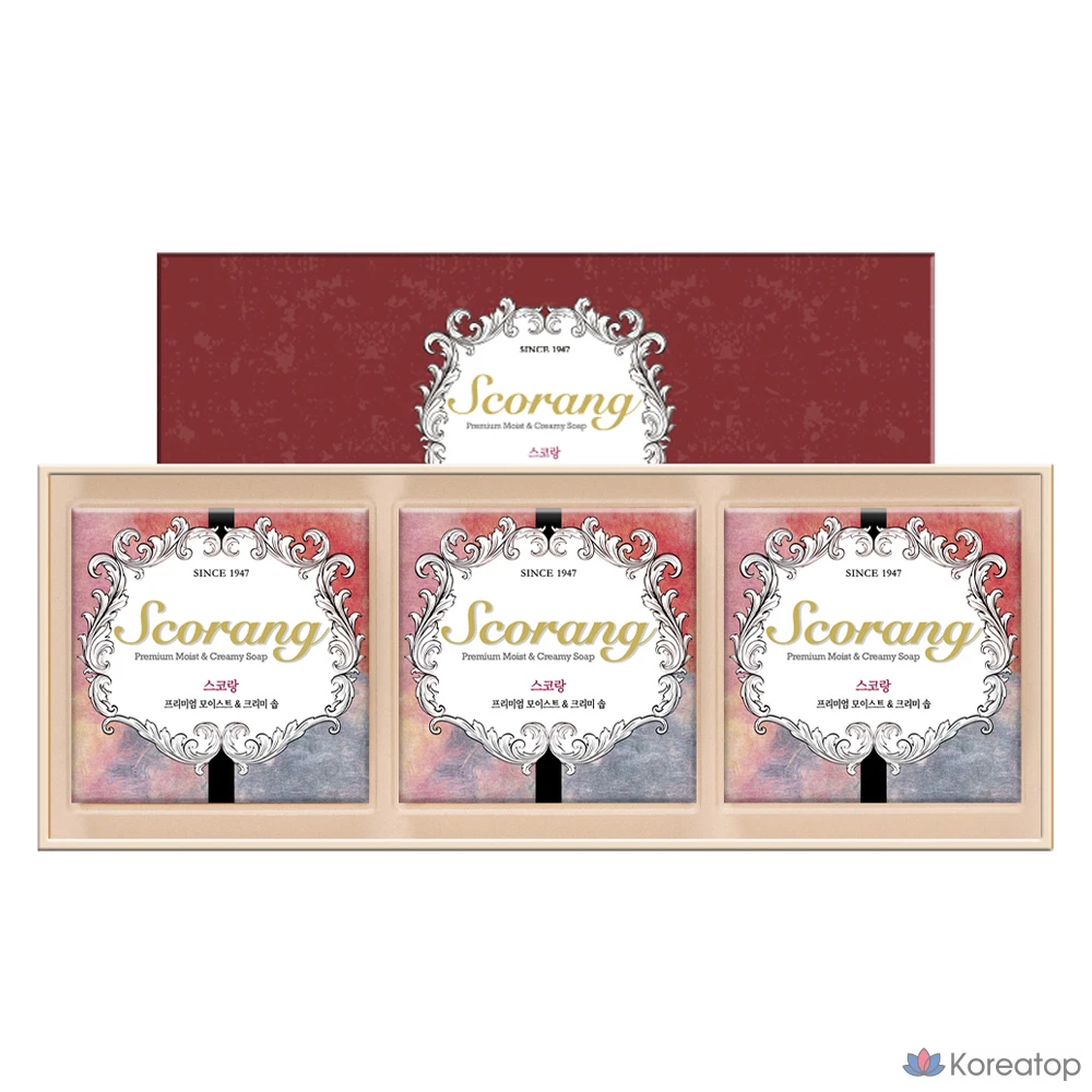 Мыло Mukunghwa Premium Scorang с ароматом, 3 шт., 85 г, 1 шт.