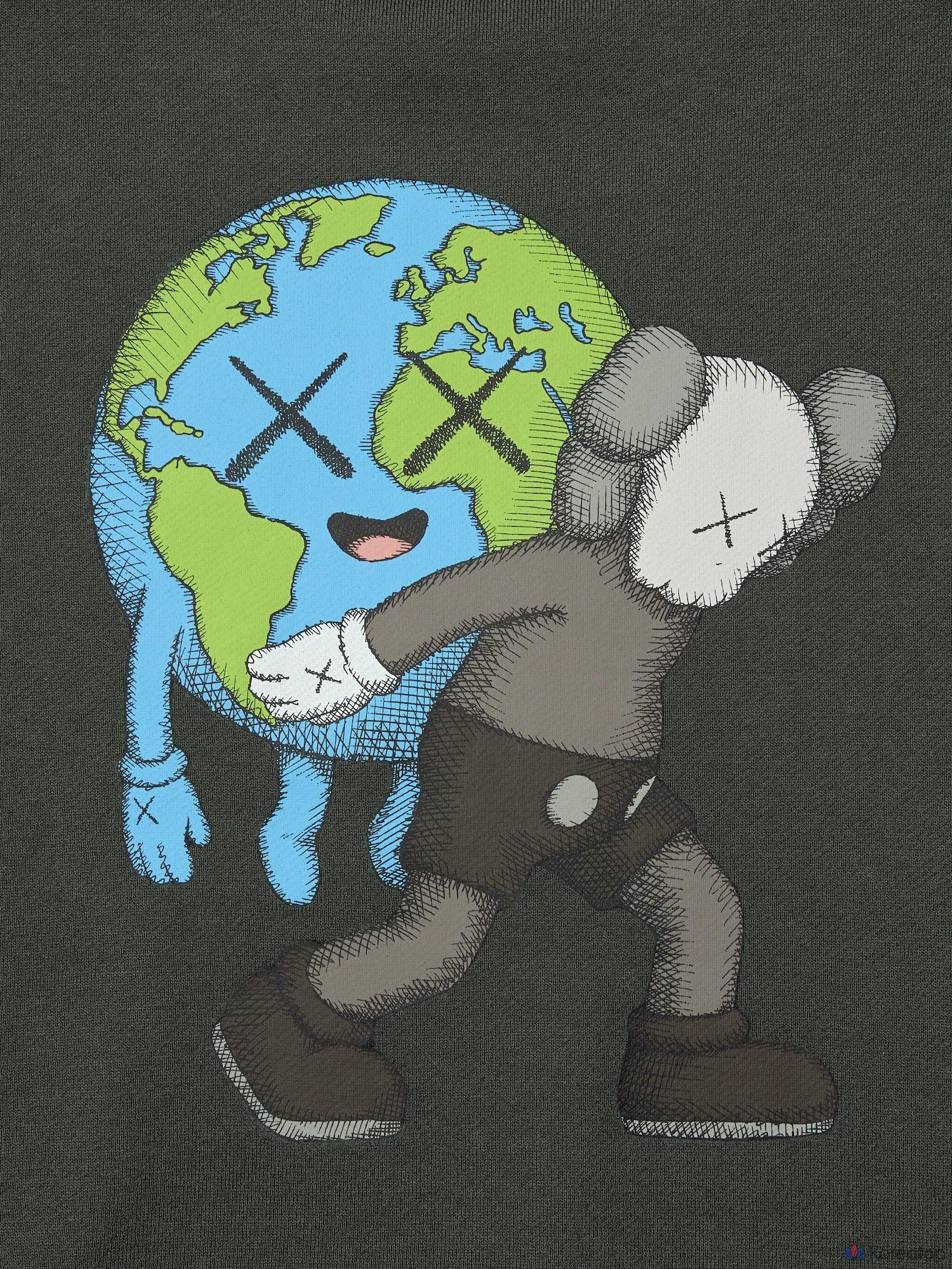 Свитшот Uniqlo KAWS UNIVERSE C