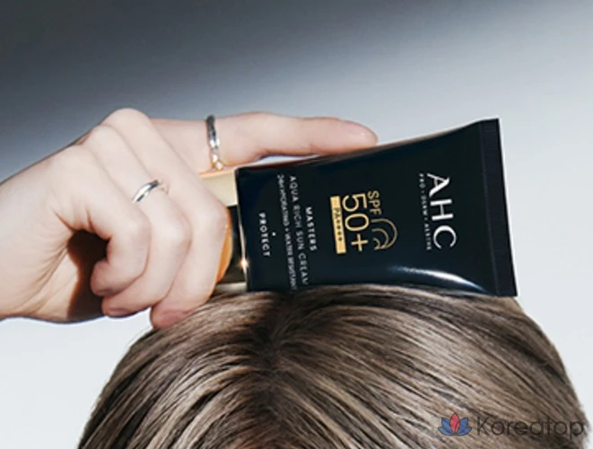 Солнцезащитный крем AHC Masters Aqua Rich Sun Cream SPF50+ PA++++, 50 мл, 1 шт., фото 8