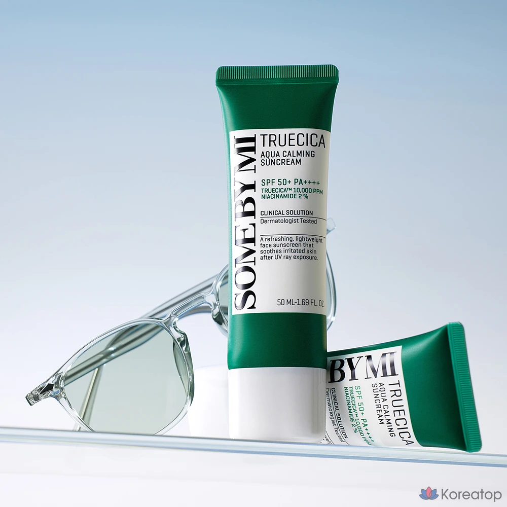 Солнцезащитный крем Some By Mi Truecica Aqua Calming Sun Cream SPF50+ PA++++, 1 шт., 50 мл