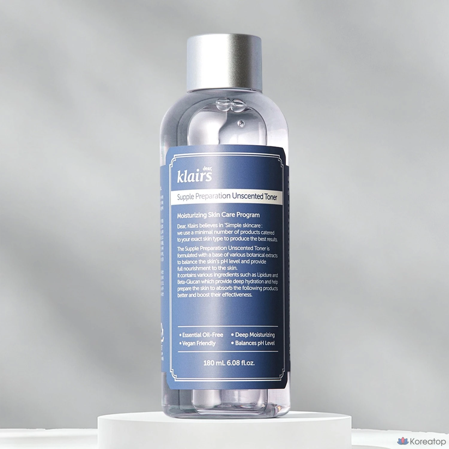 Тоник Dear, Klairs Supple Preparation без запаха, 180 мл, 1 шт.