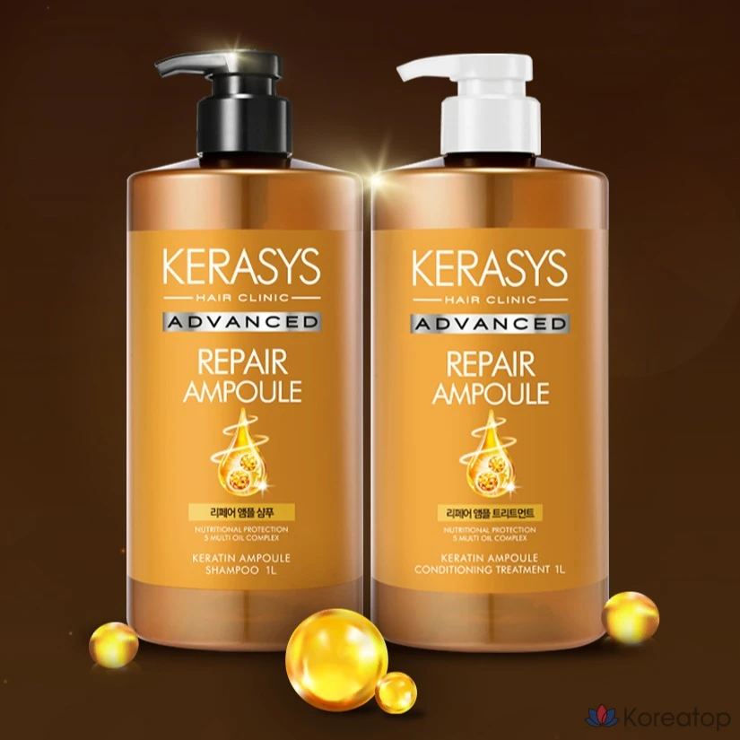 Шампунь KeraSys Advanced Repair Ampoule, 1 л, 1 шт., фото 3