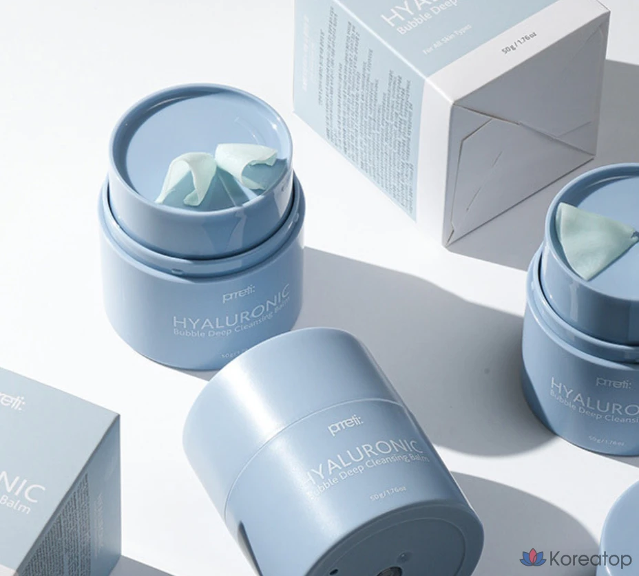 Очищающий бальзам Prreti Hyaluronic Bubble Deep Cleansing Balm, 50 г, 1 шт.