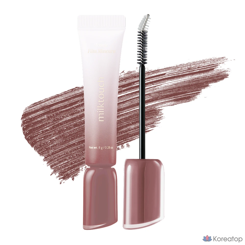 Культовая тушь для ресниц Milk Touch с мощной завивкой на 24 часа, 1 штука, Пепельно-розовая