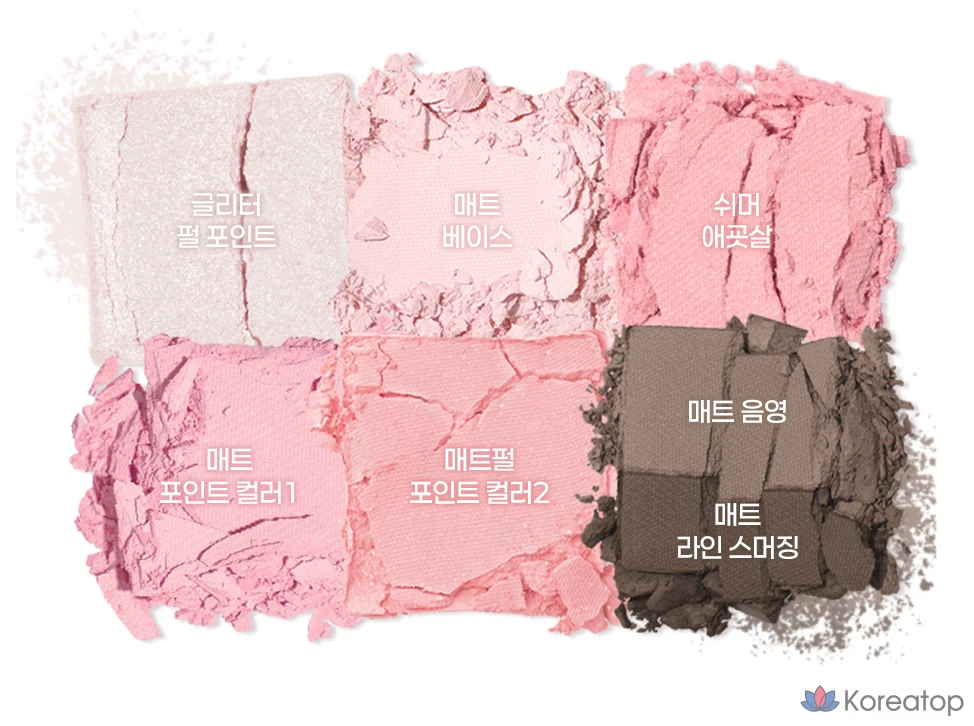 Палетка теней для век 2an Better Me Eye Palette, оттенок 21 Blooming Pink, 1 шт., фото 7