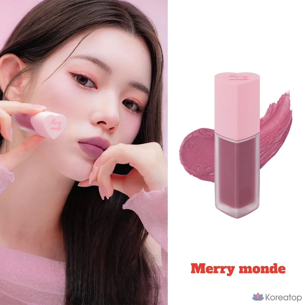 Merrymond Cherry Heart Mega Tint, 02 Mauve Cherry, 1 шт., фото 2