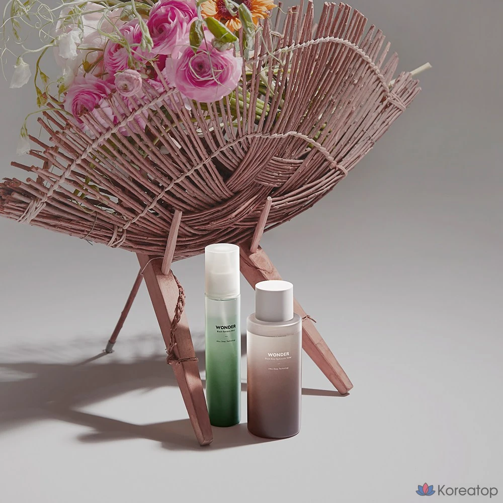 Black Bamboo Mist 80 мл, тоник-спрей, охлаждающий увлажняющий спрей, функциональное веганское косметическое средство, 1 шт.