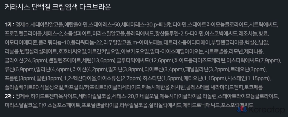 Протеиновая кремовая краска для волос KeraSys, 120 г, темно-коричневый цвет, 1 шт., фото 2