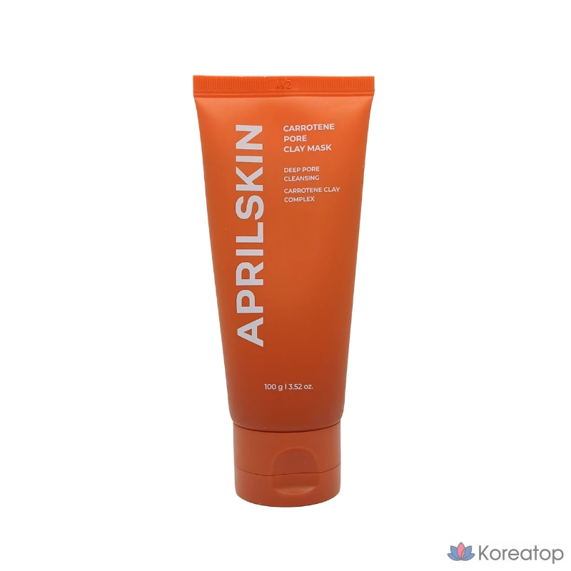 Глиняная маска для сужения пор April Skin Carotene Pore Clay Pack, 1 упаковка, 100 г