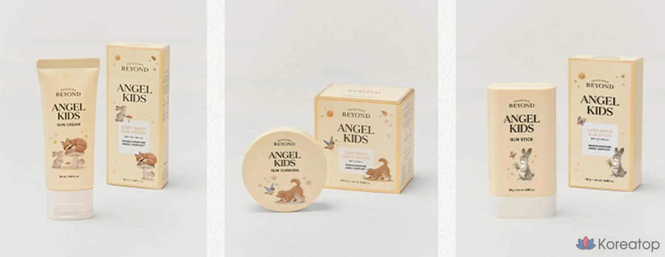 Солнцезащитный крем BEYOND Angel Kids Easy Wash Sun Cream SPF50+ PA++++, 50 мл, 1 шт.