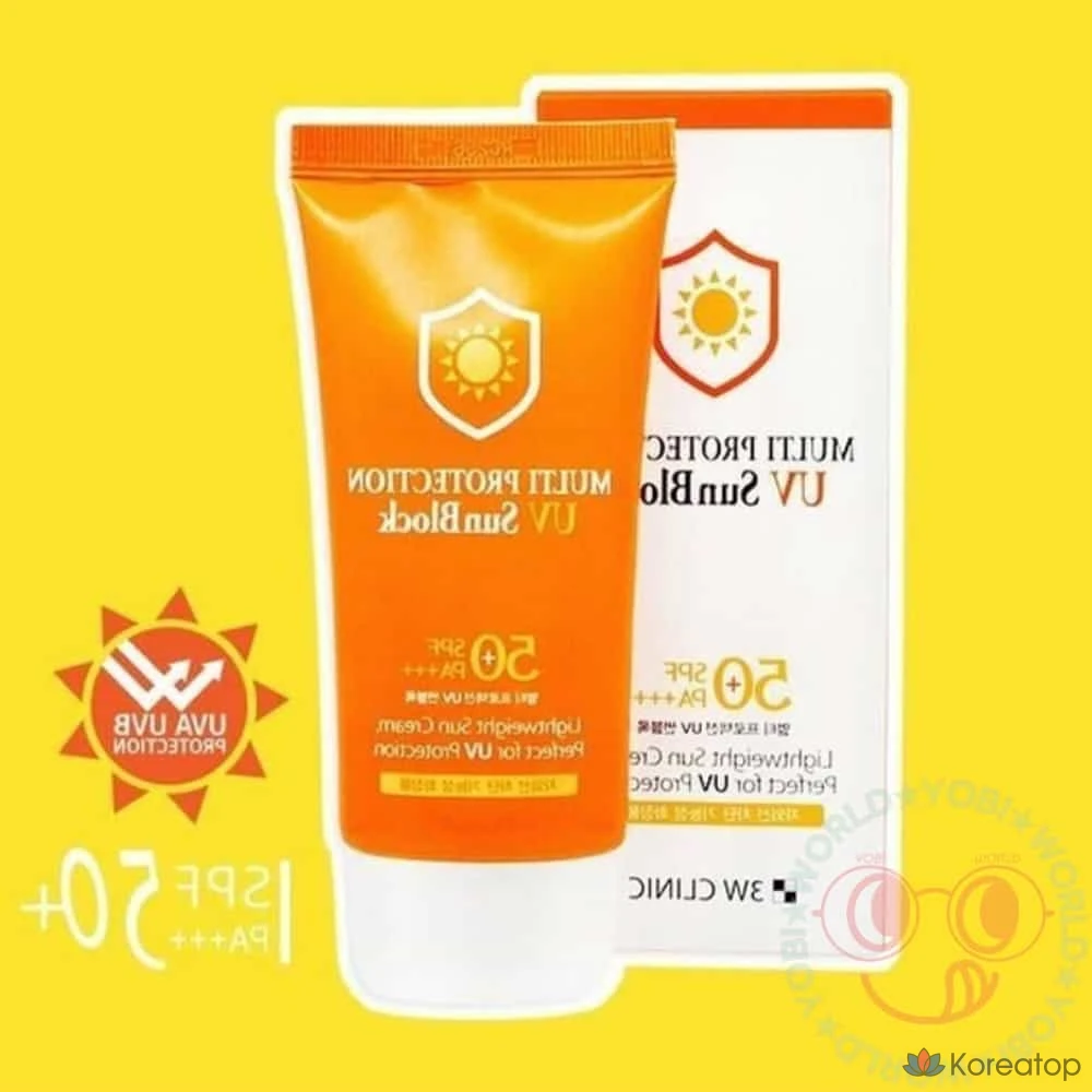 Солнцезащитный крем Yobi World с многоуровневой защитой от УФ-излучения для спорта. Блокатор УФ-излучения.