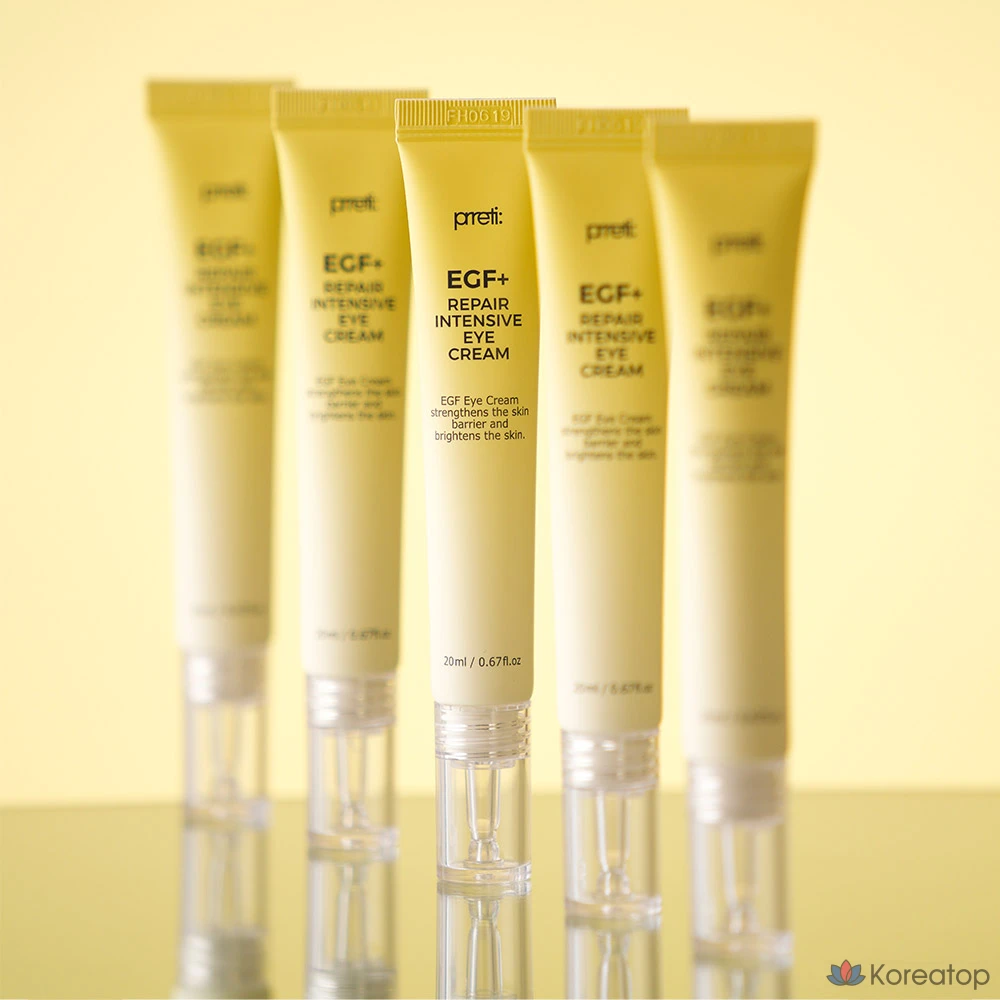 Интенсивный восстанавливающий крем для глаз Prreti EGF+, 20 мл, 1 шт.