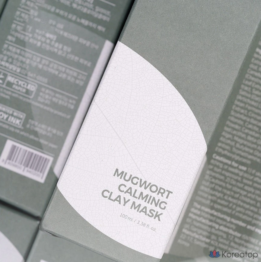 Глиняная маска IsNtree Mugwort Calming Clay Mask, 100 мл, 15 шт., фото 9