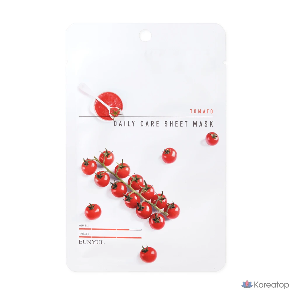 Тканевая маска для лица Eunyul Silver Tomato Daily Care, 1 упаковка, 90 листов, фото 2