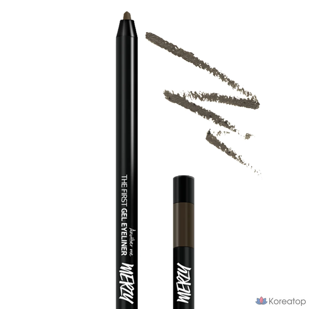 Гелевая подводка для глаз MERZY the First No-Fall, 0,5 г, цвет G11, угольно-коричневый, 1 шт.