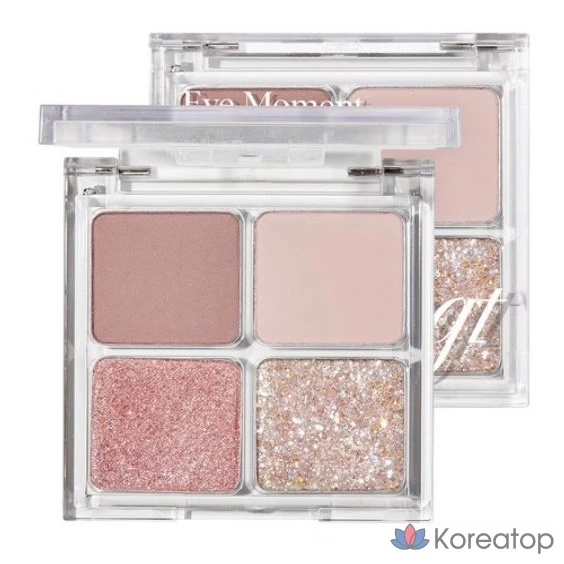 Палетка теней для век FMGT eye moment, оттенок 06, сиренево-розовый, 1 шт.