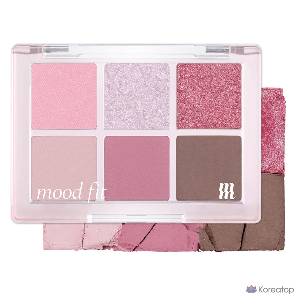 Палетка теней MERZY New Mood Fit, 5,4 г, оттенок NM2 Shivering Icy, 1 шт.