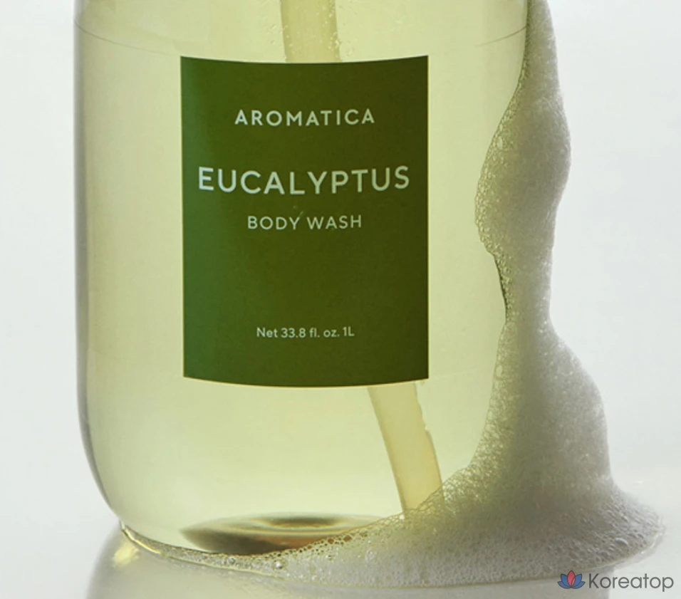 Гель для душа с ароматом эвкалипта, 1 л, 1 шт.