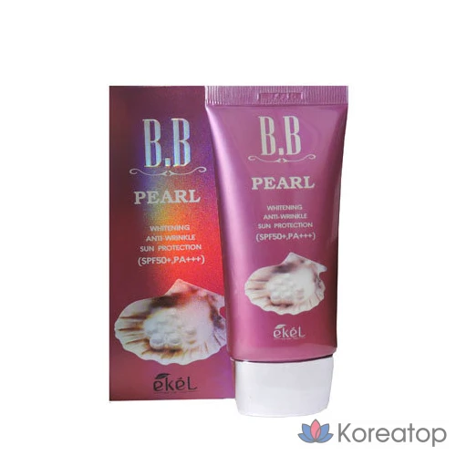 BB-крем Ekel Snail SPF50, 50 мл, Перламутровый, 1 шт.