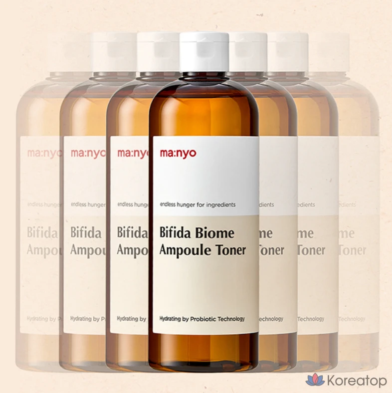 Тонер Manyo Bifida Biome Ampoule Toner, 400 мл, 1 шт., фото 6
