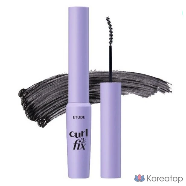 Тушь для ресниц Etude House Curl Fix Skinny Mascara, оттенок 01 Black, 3 г, 1 шт.