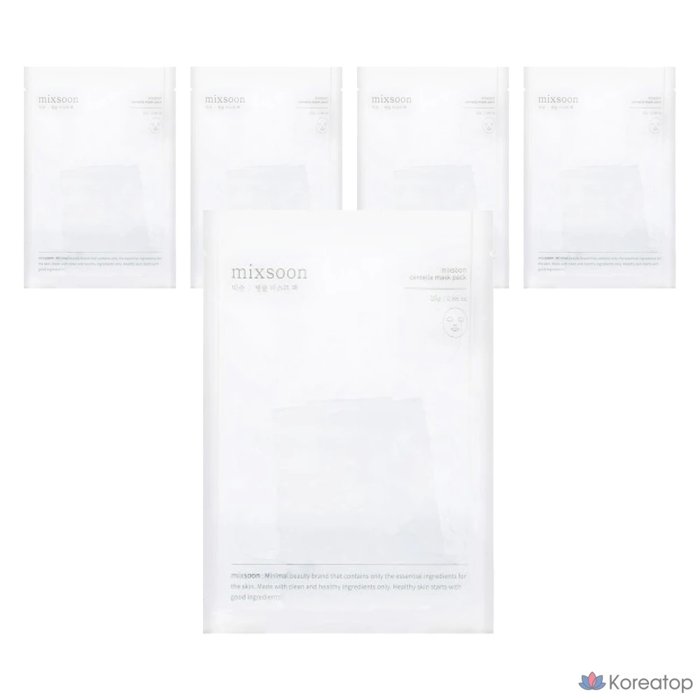 Набор масок для лица Mixoon Bottle Grass Mask, 1 упаковка, 5 штук.