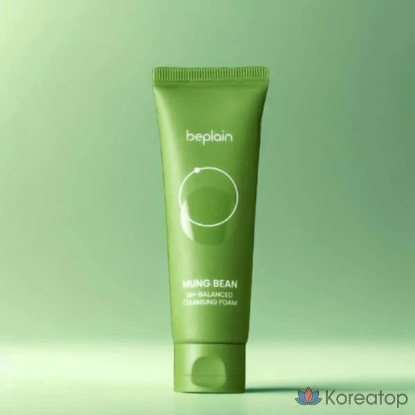 Beplain пенка для умывания с порошком из бобов маша, мягко-кислотная очищающая пенка, 80 мл, 1 шт.