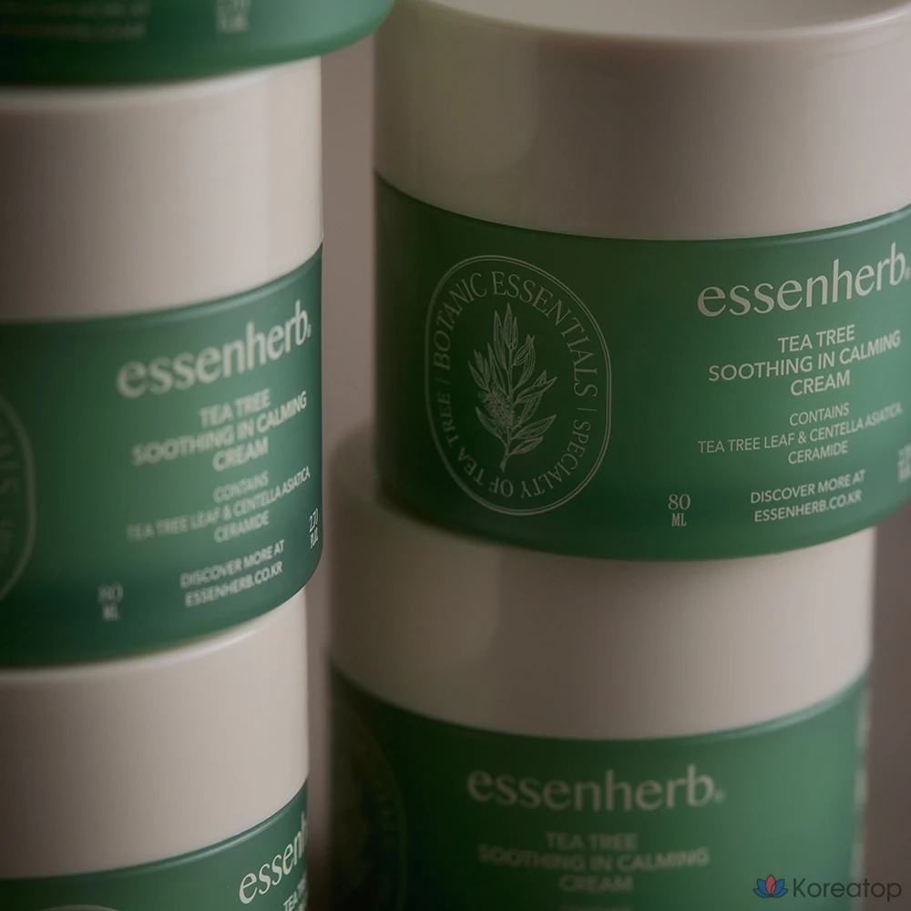 Успокаивающий крем EssenHerb с маслом чайного дерева, 80 мл, 1 шт.