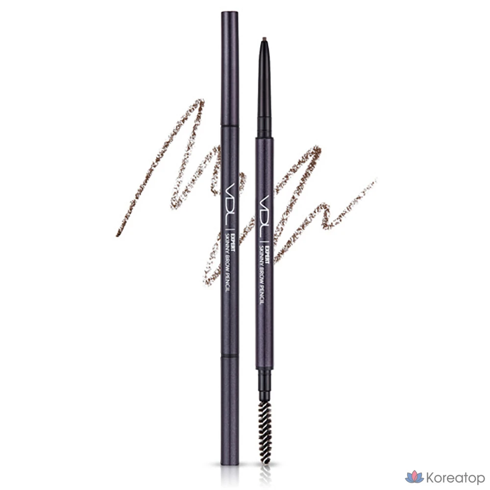 Карандаш для бровей VDL Expert Skinny Brow Pencil, 0.05 г, коричневый, 03, 1 шт.