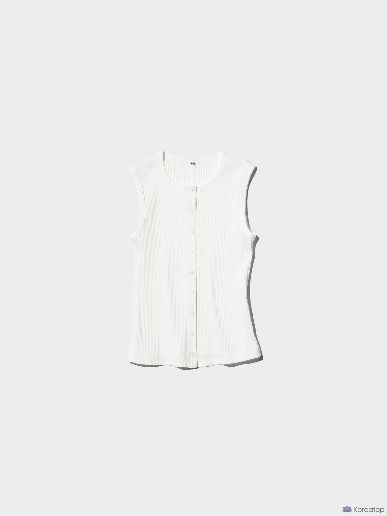 Топ без рукавов Uniqlo Front Open Shell Top T