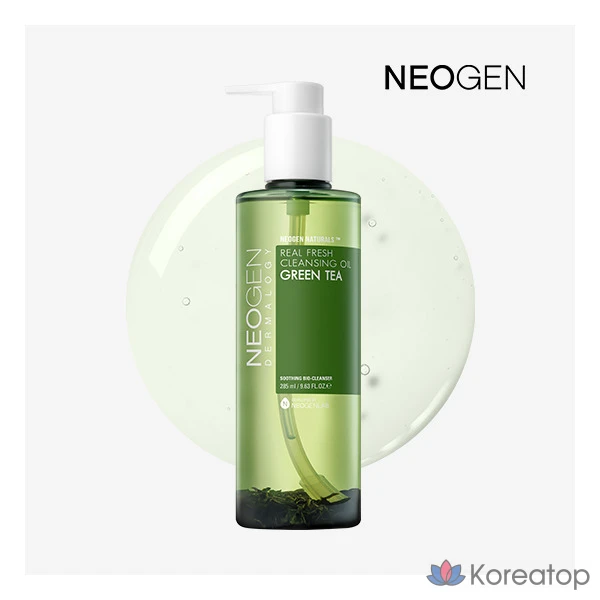 Очищающее масло Neogen Real Fresh с зеленым чаем, 1 шт., 285 мл