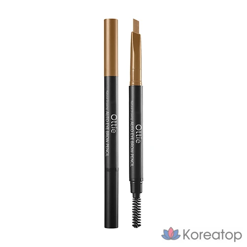 Автоматический карандаш для бровей Ottie Natural Drawing, 0,2 г, 03_Серо-коричневый, 1 шт., фото 6