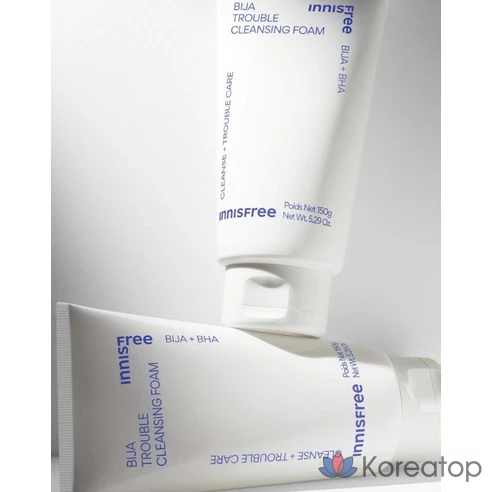 Пенка для умывания для чувствительной проблемной кожи Innisfree New Visa Baja Trouble, 150 г