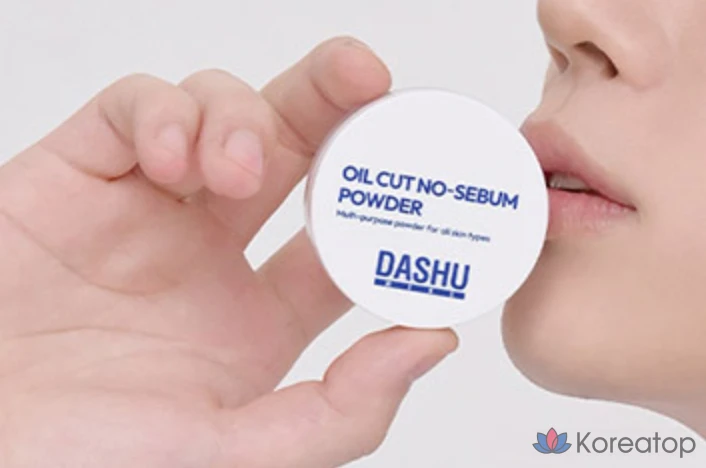 Мужская пудра DASHU Oil Cut No-Sebum Powder, 5 г, белая, 1 шт.