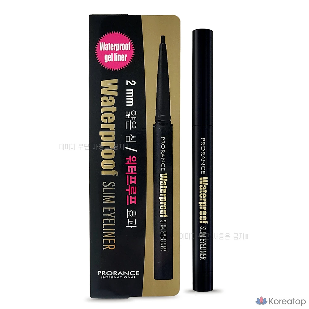 Водостойкая тонкая подводка для глаз Prorance, Черный, 1 шт.