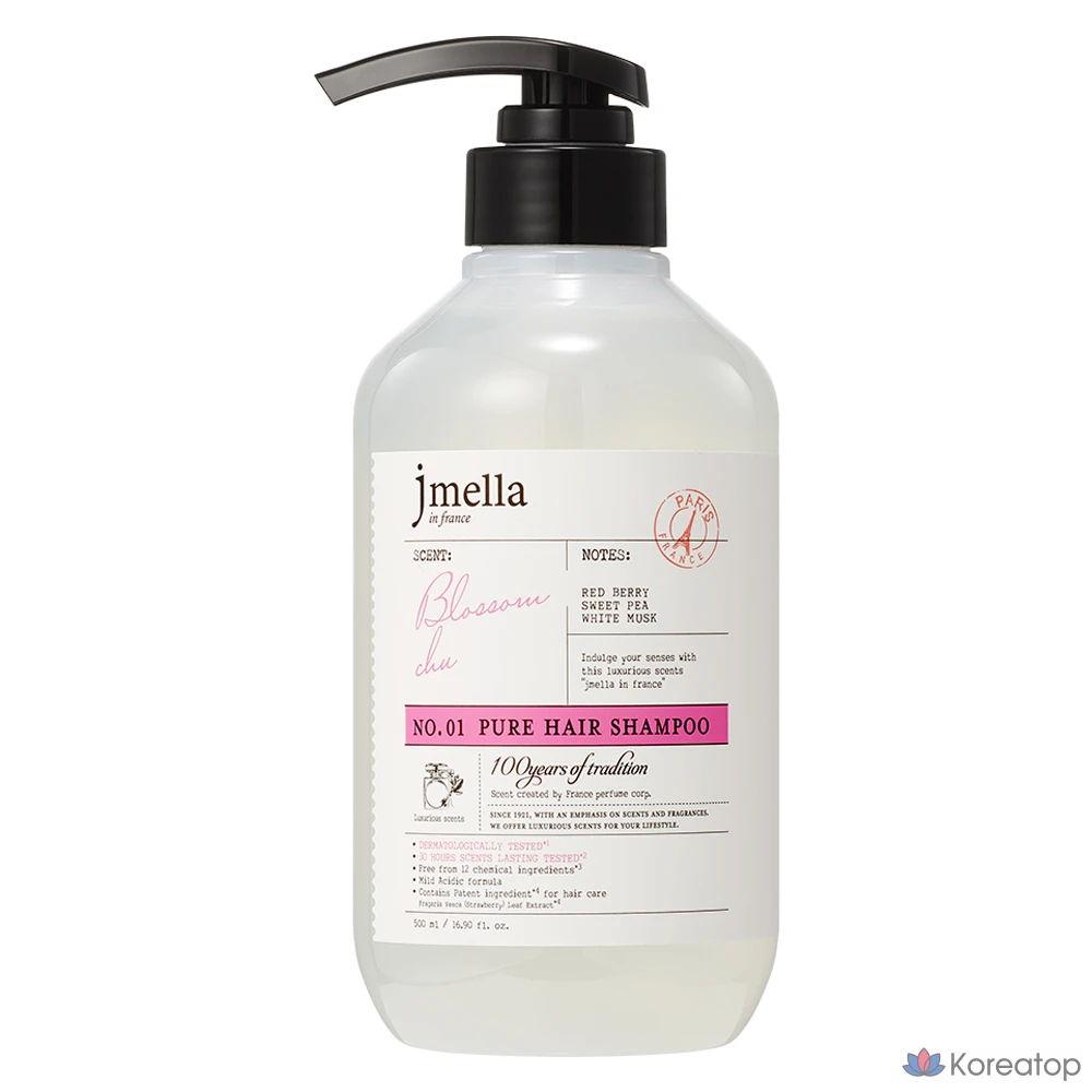 Шампунь для волос Pure Blossom с цветочно-ягодным ароматом, 500 мл, 1 шт.