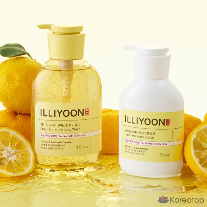 Увлажняющий лосьон Illiyoon Fresh с цитрусовым ароматом, 350 мл, 1 шт.