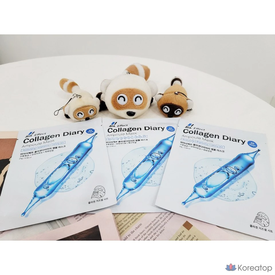 Ампуловые маски Wonjin с коллагеном, 1 упаковка, 30 штук., фото 9