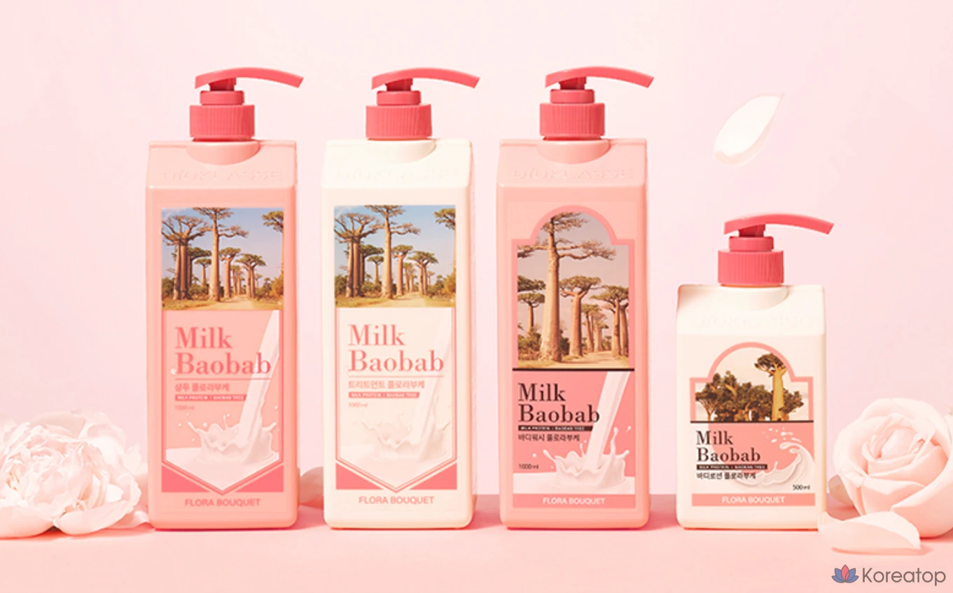 Средство для ухода за волосами Milk Baobab Flora Bouquet, 1 л, 1 шт.