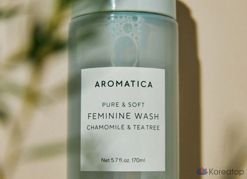 Очищающее средство для интимной гигиены Aromatica Pure &amp; Soft с ромашкой и маслом чайного дерева, 170 мл, 1 шт.