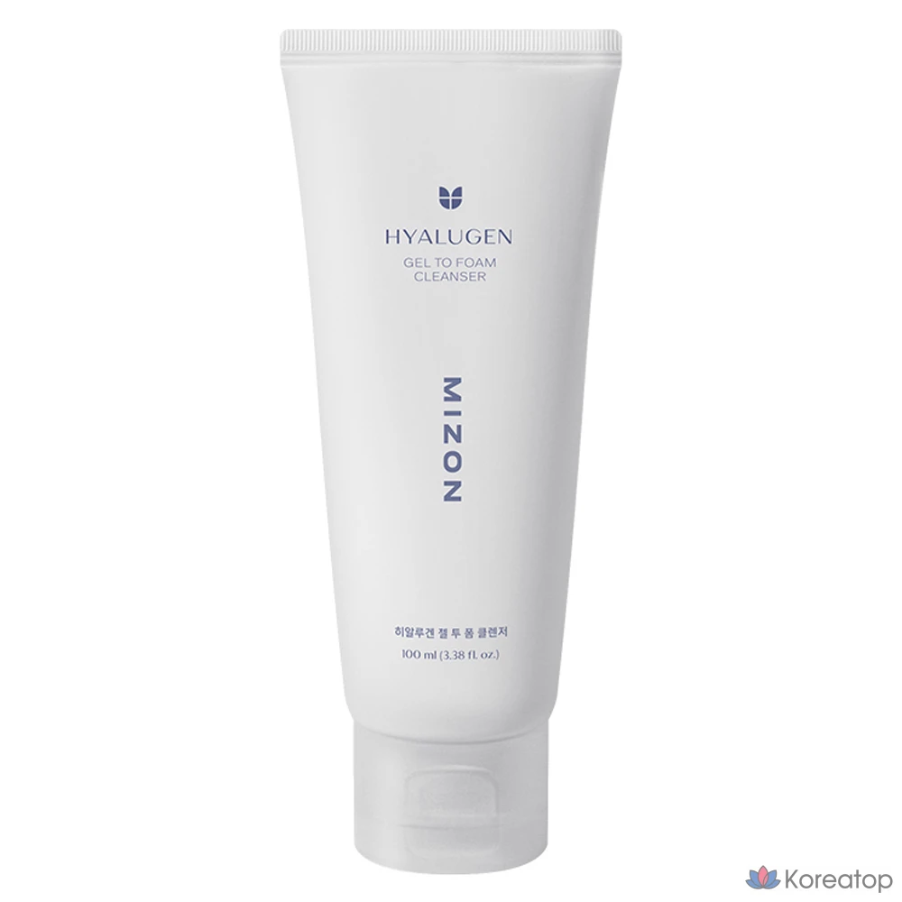 Увлажняющее очищающее средство Mizon Hyalugen Gel to Foam, 100 мл, 1 шт.