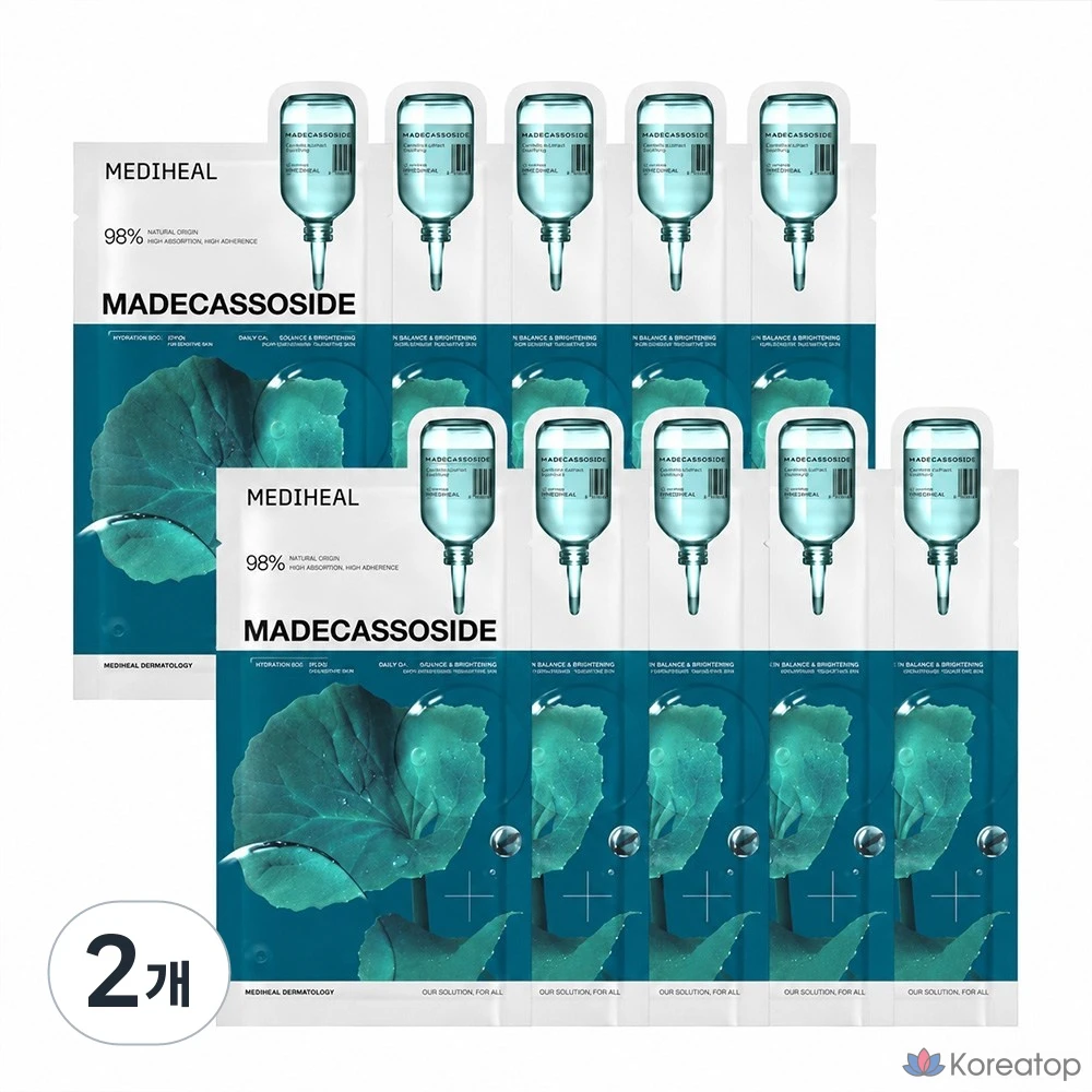 Тканевая маска для лица MEDIHEAL Madecassoside Essential Mask Trace Repair, 20 шт.