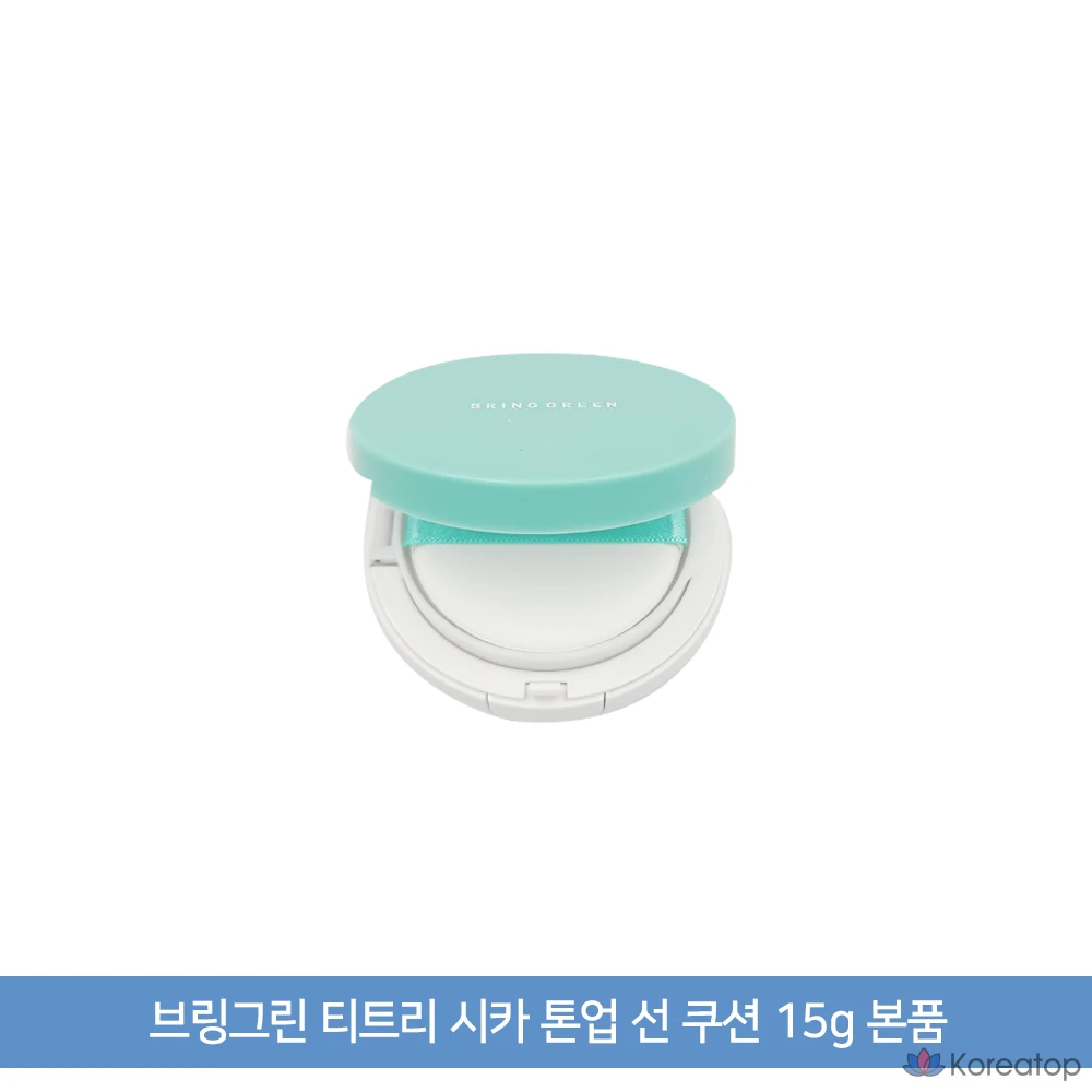 Солнцезащитный крем-кушон Bring Green Tea Tree Cica Tone-Up Sun Cushion, 1 шт., 15 г