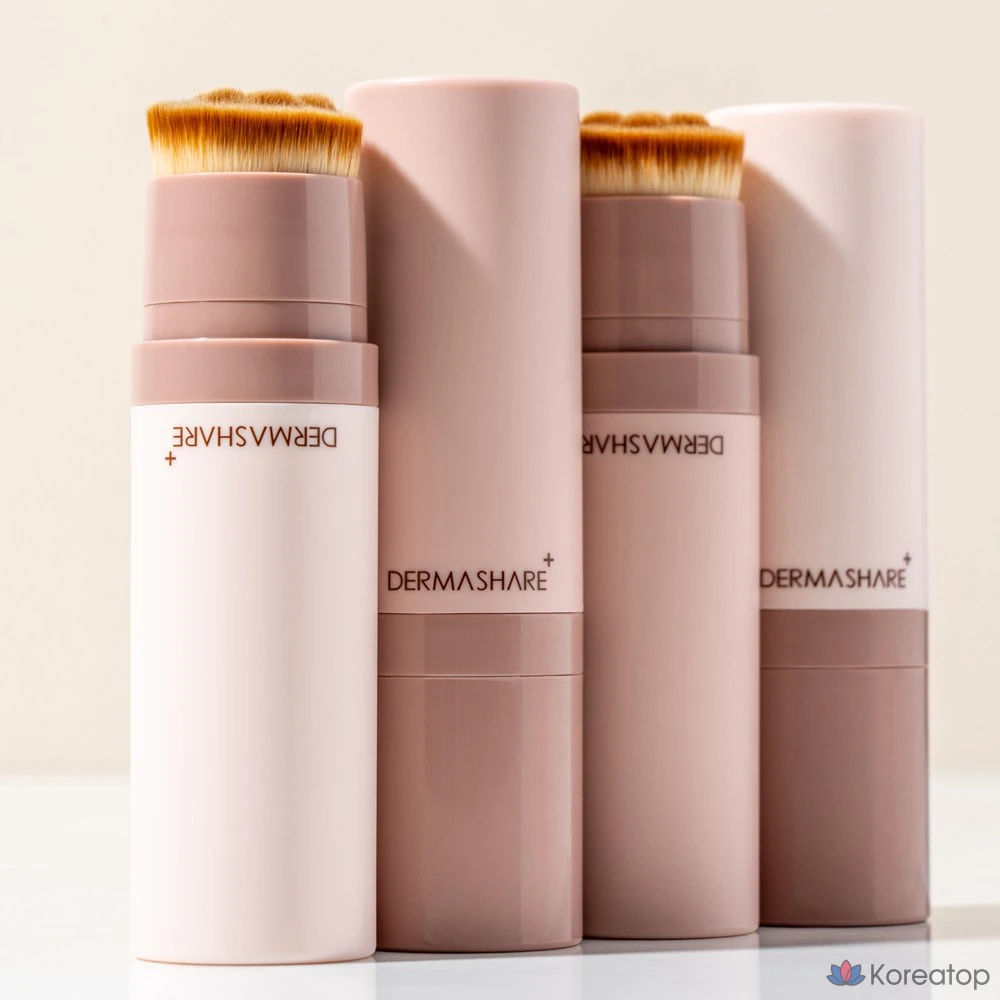 Тональный крем Dermashare Vegan Natural Close-fitting Cover Stick Foundation SPF50+ PA + + + 14 г, 1 штука, № 21 Слоновая кость